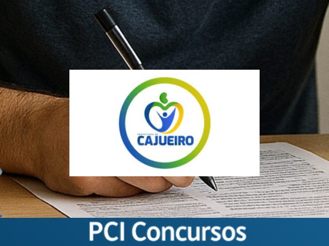 Prefeitura de Cajueiro - AL abre concurso público com salários de até R$ 4,1 mil