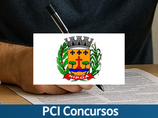 Prefeitura de Nipoã - SP abre concurso público com 14 vagas e salários de até R$ 5,7 mil