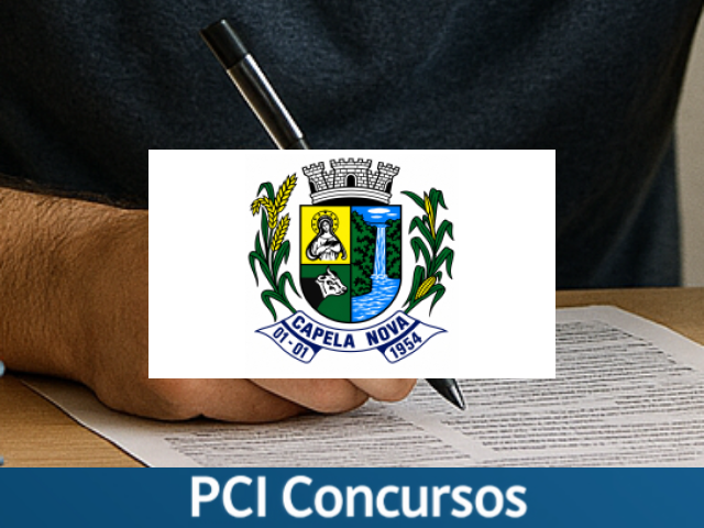 Câmara de Capela Nova - MG abre concurso público para diferentes níveis de escolaridade