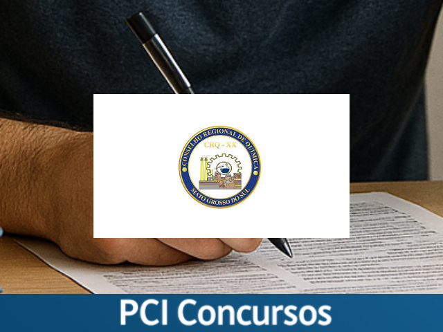 CRQ 20ª Região - MS abre concurso público para Assistente Administrativo e Fiscal