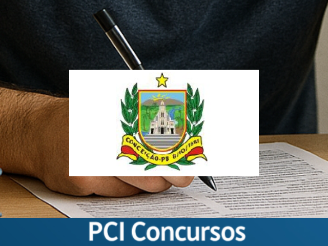 Prefeitura de Conceição - PB abre concurso público com salários de até R$ 7.000,00