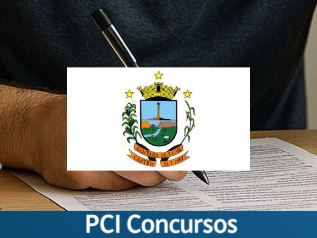 Prefeitura de Castro - PR abre concurso público com vagas de nível médio