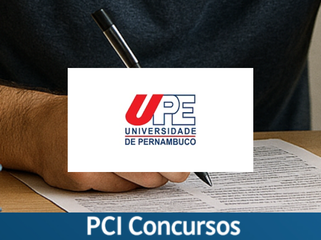 UPE abre processo seletivo com vagas para professores auxiliares