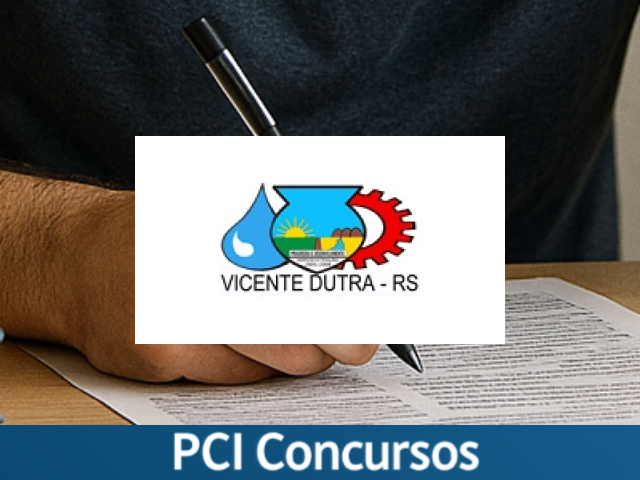 Prefeitura de Vicente Dutra - RS abre processo seletivo para Serventes e Professores de diversas áreas