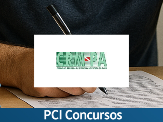 CRM - PA retifica concurso com cinco vagas e cadastro reserva em vários cargos prorrogado