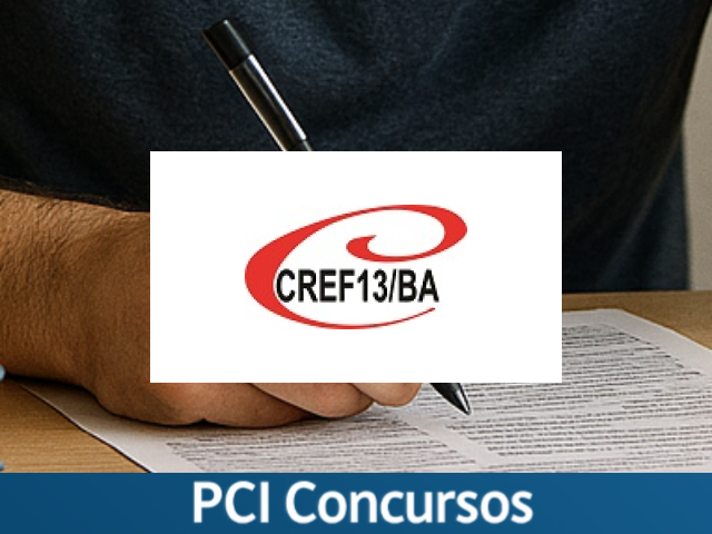 CREF13 - BA anuncia Concurso Público para contratação imediata em Salvador