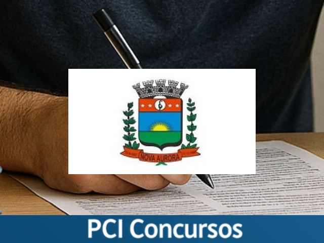 Município de Nova Aurora - PR abre concurso público com vagas imediatas e cadastro de reserva
