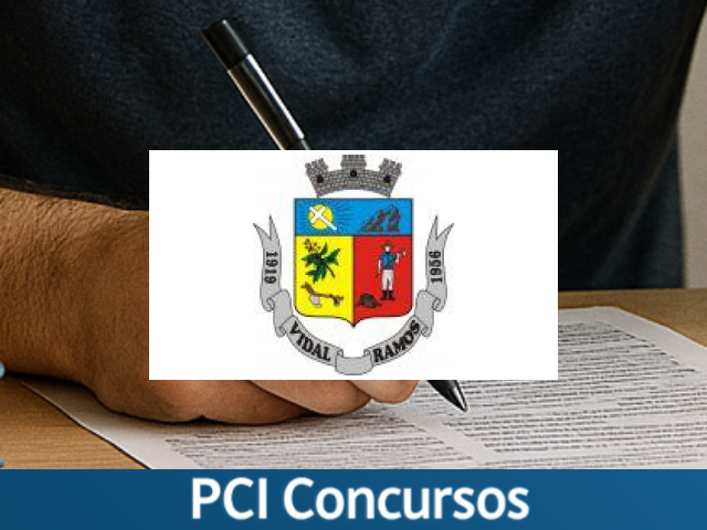Prefeitura de Vidal Ramos - SC abre concurso público com salários de até R$ 5.760,69