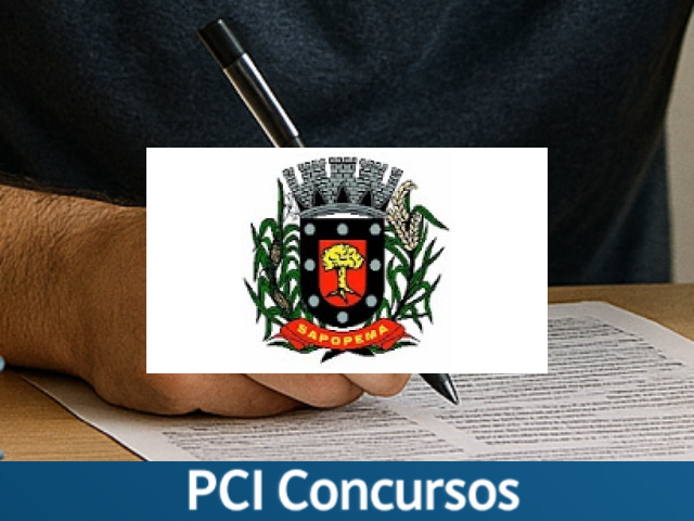 Prefeitura de Sapopema - PR abre processo seletivo com salários de até R$ 16.163,62
