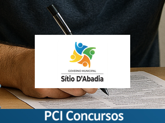 Prefeitura de Sítio d'Abadia - GO abre processo seletivo para diversos cargos