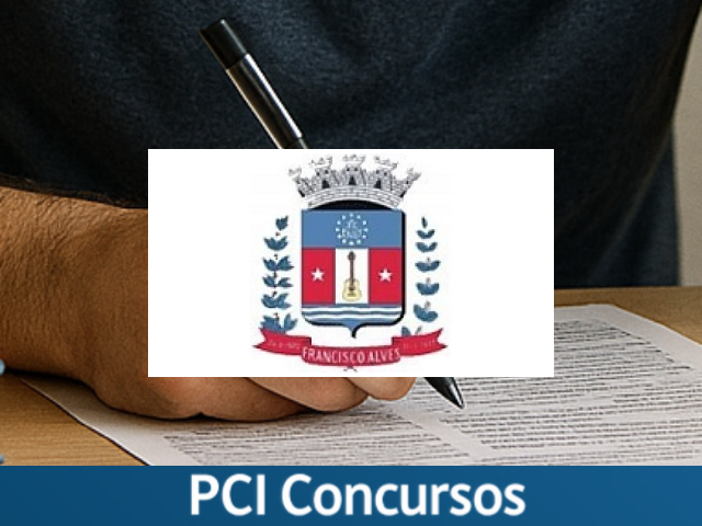 Prefeitura de Francisco Alves - PR abre concurso público com salários de até R$ 4.134,40