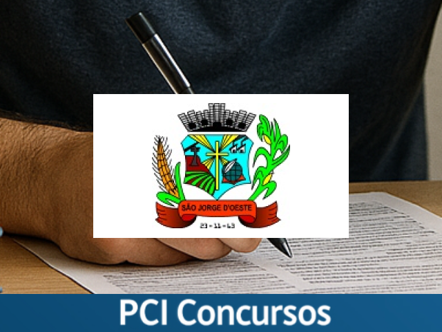 Prefeitura de São Jorge D'Oeste - PR divulga Processo Seletivo para Monitor Escolar