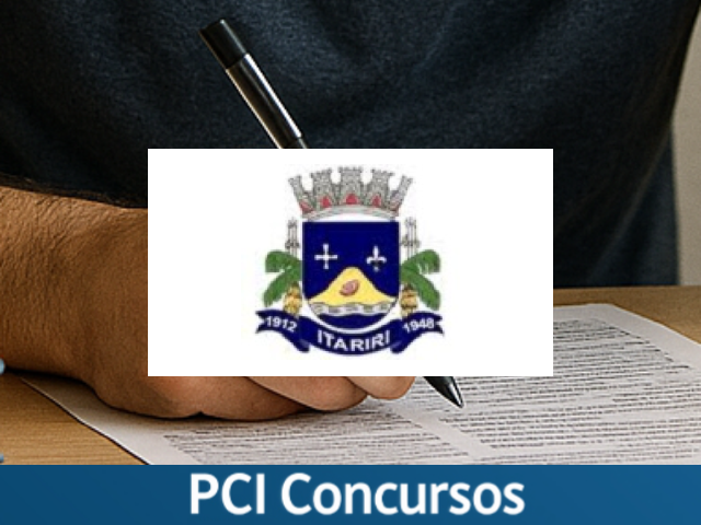 Prefeitura de Itariri - SP abre concurso público com vagas imediatas e cadastro reserva