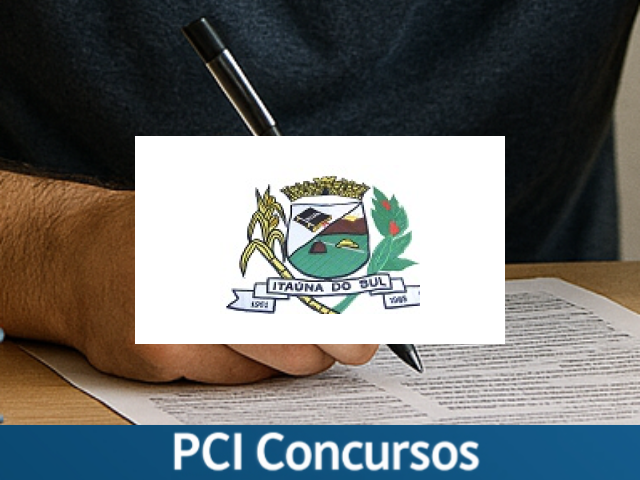 Prefeitura de Itaúna do Sul - PR abre processo seletivo com salários de até R$ 5.130,63
