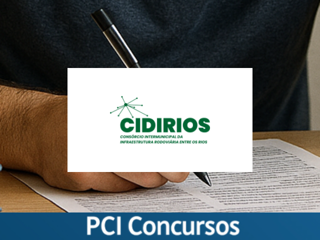 CIDIRIOS - SC abre processo seletivo para cargos de nível alfabetizado