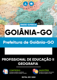 Profissional de Educação II - Geografia - Prefeitura de Goiânia-GO