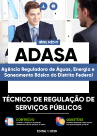 Técnico de Regulação de Serviços Públicos - ADASA
