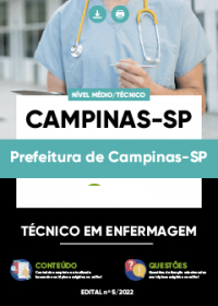 Técnico em Enfermagem - Prefeitura de Campinas-SP