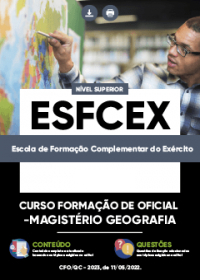 Curso Formação de Oficial - Magistério Geografia - EsFCEx