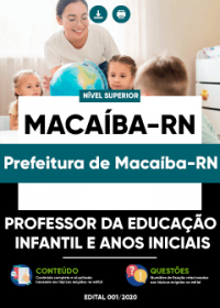Professor da Educação Infantil e Anos iniciais - Prefeitura de Macaíba-RN