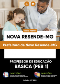 Professor de Educação Básica (PEB 1) - Prefeitura de Nova Resende-MG