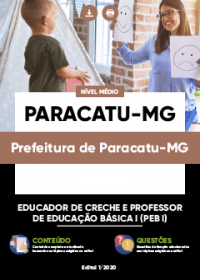 Educador de Creche e PEB I - Prefeitura de Para Prefeitura de Paracatu-MG