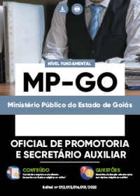 Oficial de Promotoria e Secretário Auxiliar - MP-GO