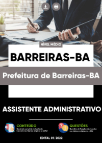 Assistente Administrativo - Prefeitura de Barreiras-BA