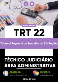 Técnico Judiciário - Área Administrativa - TRT 22