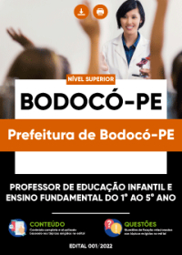 PEI e Ensino Fundamental do 1 ao 5 ano - Prefeitura de Bodocó-PE