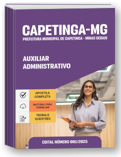 Auxiliar Administrativo - Prefeitura de Capetinga-MG
