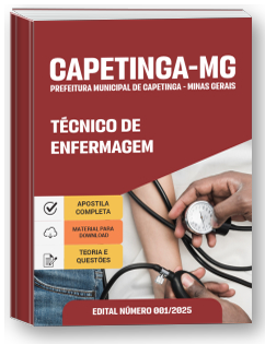 Técnico de Enfermagem - Prefeitura de Capetinga-MG