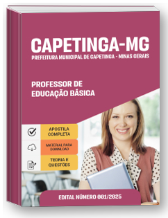 Professor de Educação Básica - Prefeitura de Capetinga-MG