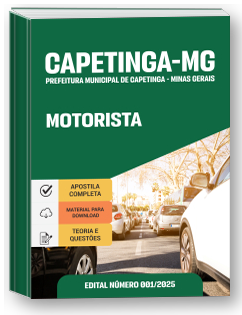 Motorista - Prefeitura de Capetinga-MG