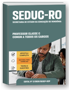 Professor Classe C - Comum a Todos os Cargos - SEDUC-RO