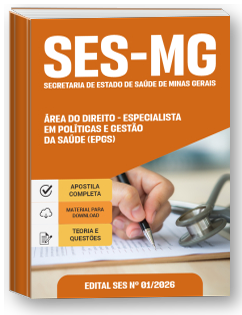 Especialista em Políticas e Gestão da Saúde (EPGS) - Área do Direito - SES-MG