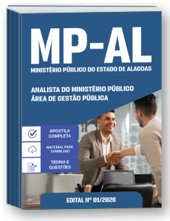 Analista do Ministério Público - Área Gestão Pública - MP-AL
