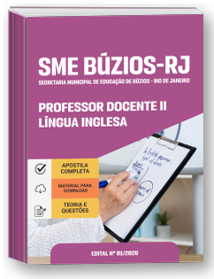 Professor Docente II - Língua Inglesa - Prefeitura de Armação dos Búzios - RJ