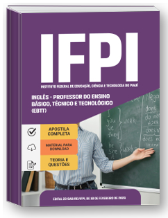 Professor do Ensino Básico, Técnico e Tecnológico (EBTT) - Inglês - IFPI