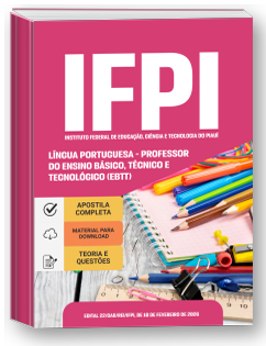 Professor do Ensino Básico, Técnico e Tecnológico (EBTT) - Língua Portuguesa - IFPI
