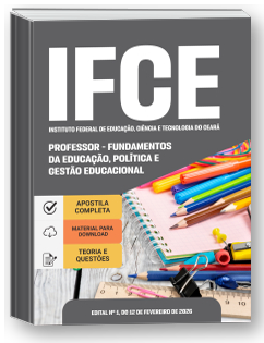 Professor - Fundamentos da Educação, Política e Gestão Educacional - IFCE
