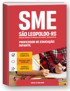 Professor de Educação Infantil 25h - Prefeitura de São Leopoldo - RS