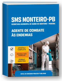 Agente de Combate às Endemias (ACE) - Prefeitura de Monteiro-PB