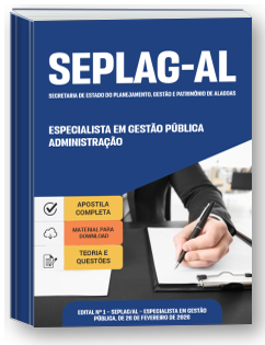 Especialista em Gestão Pública - Especialidade: Administração - SEPLAG-AL