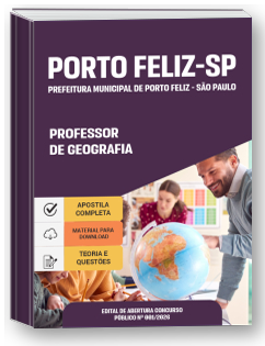 Professor de Geografia - Prefeitura de Porto Feliz - SP