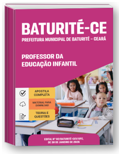 Professor da Educação Infantil - Prefeitura de Baturité-CE