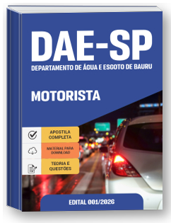Motorista - DAE Bauru - SP