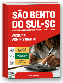Auxiliar Administrativo - Prefeitura de São Bento do Sul-SC