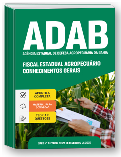 Fiscal Estadual Agropecuário - Conhecimentos Gerais - ADAB