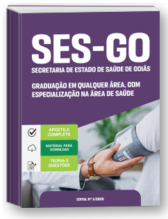 Categoria III: Graduação em qualquer área, com especialização na área de Saúde - SES-GO